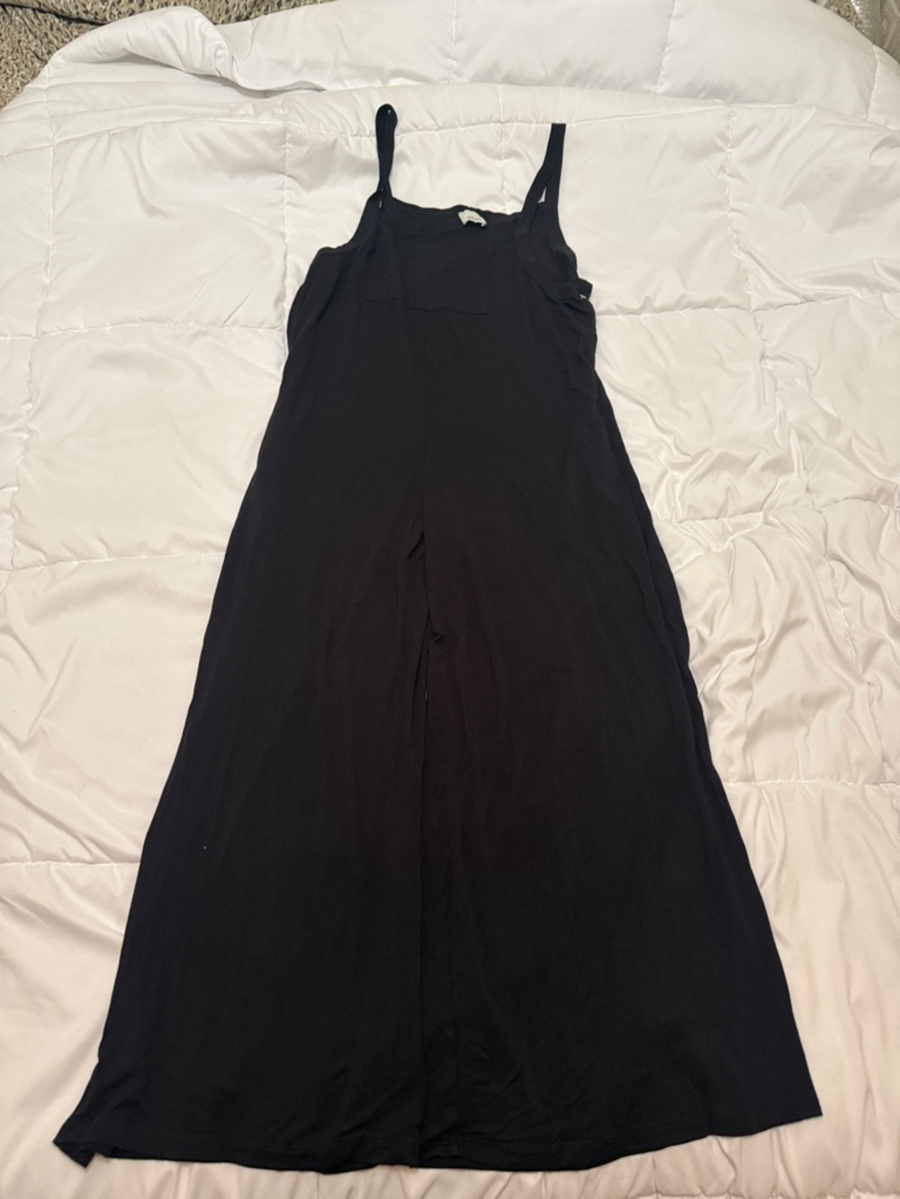 Black Wide-Leg Sleeveless Jumpsuit Elloh